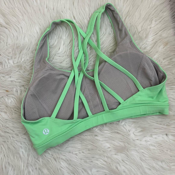 Lululemon Free To Be Serene Bra 6 Scream Green Light - Picture 3 of 3
